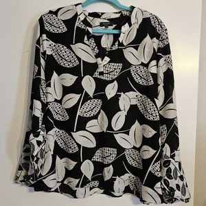 Kaari Blue Bell Sleeve Top